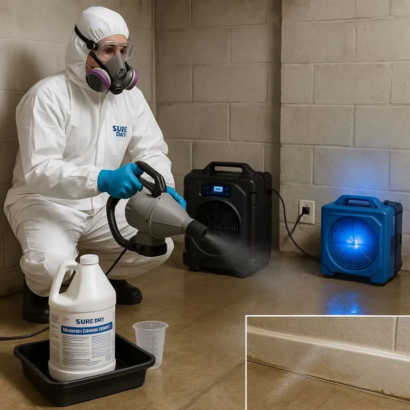 Sanitization and Odor Removal process in South Barrington, IL