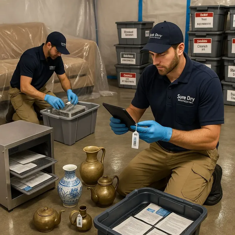 Content Protection and Restoration process in South Barrington, IL