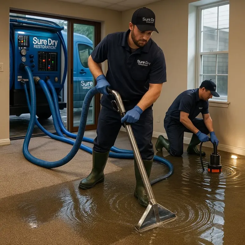 Water Extraction and Removal process in South Barrington, IL